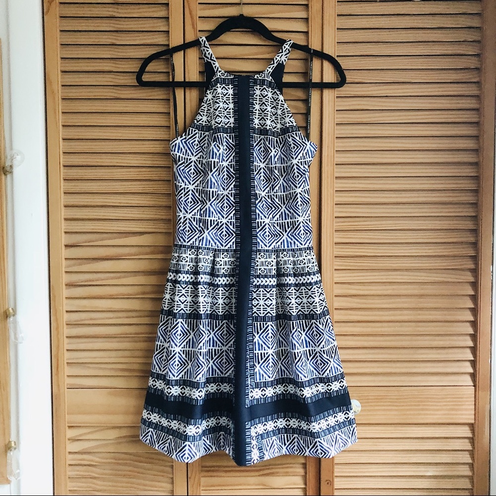 Vince Camuto Aztec patterned dress